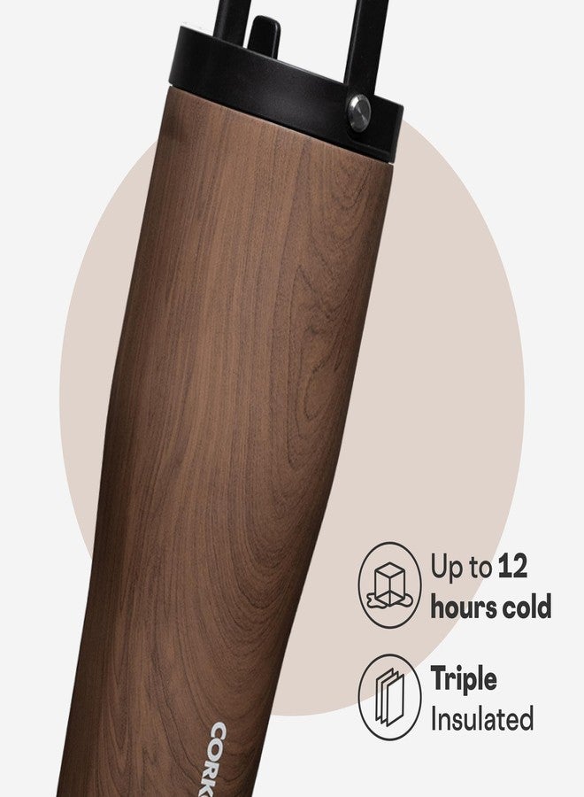 Corkcicle Go Cup XL - Leak-Proof Travel Tumbler - Triple Insulated Stainless Steel Water Bottle - Easy-Carry Handle - Summer Drinkware Gift - Keeps Drinks Ice Cold - 30 oz - Desert - Image 3
